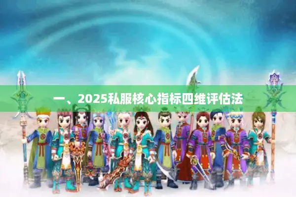 一、2025私服核心指标四维评估法