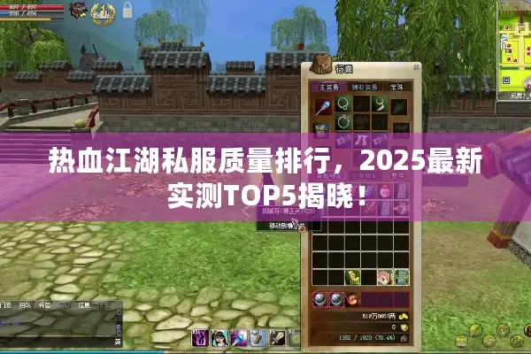 热血江湖私服质量排行，2025最新实测TOP5揭晓！