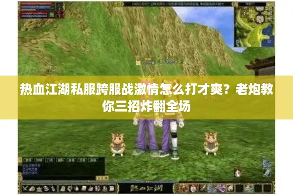 热血江湖私服跨服战激情怎么打才爽？老炮教你三招炸翻全场