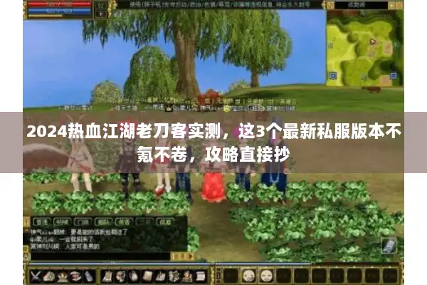 2024热血江湖老刀客实测，这3个最新私服版本不氪不卷，攻略直接抄