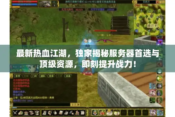 最新热血江湖，独家揭秘服务器首选与顶级资源，即刻提升战力！