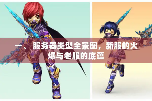 一、 服务器类型全景图，新服的火爆与老服的底蕴